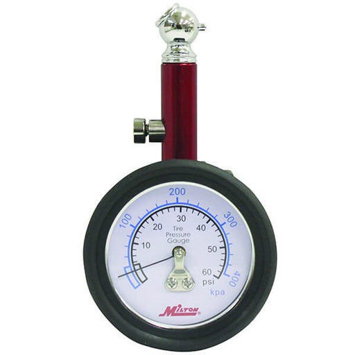 [RX1-12-05329] Milton Dial Tire Gage 0-60 PSI