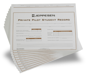 [RX1-13-01206-1] Jeppesen Private Pilot Student Record Folder