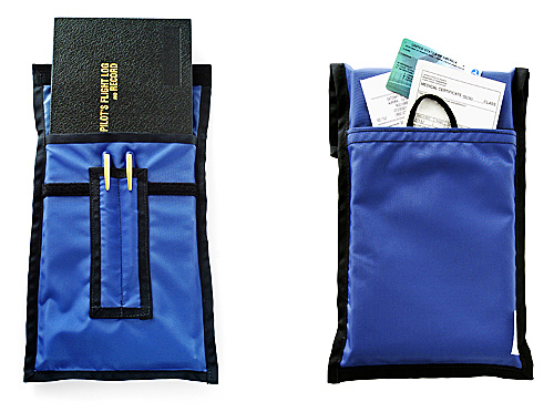 [RX1-13-04405] Logbook Cover Jeppesen Med Blue