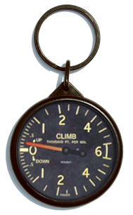 [RX1-13-10164] Vintage Round Keychain Climb
