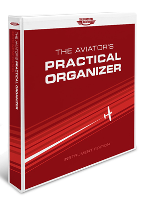 [RX1-13-12707] THE AVIATORS PRACTICAL ORGANIZER INSTRUMENT RATING EDITION