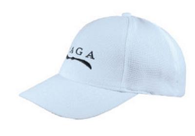 [RX1-13-13108] Saga Coolmax White Hat One Size Fits Most