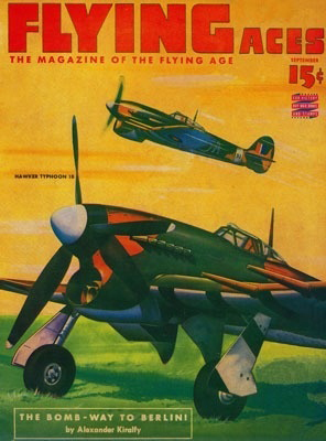 [RX1-13-17765] Flying Aces Magneto Cover The Way To Berlin Postcard