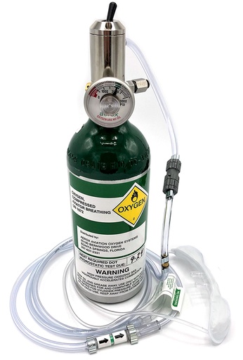 [RX1-13-23658] Aerox PRO-O2-PLUS Flight Bag Portable Oxygen System Empty