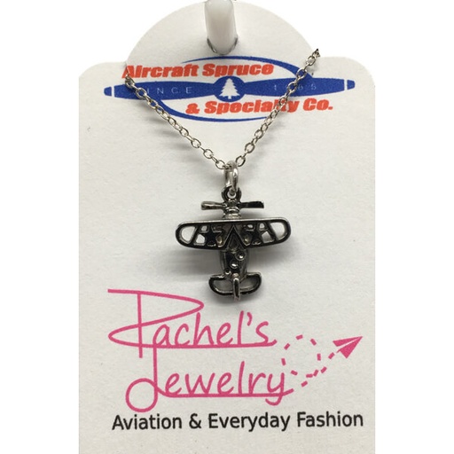 [RX1-14-03303] STAR AIRPLANE NECKLACE