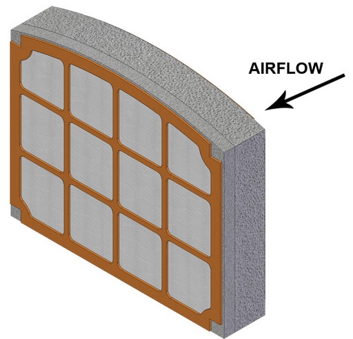 [RX1-08-13209] Brackett Aero Element Air Filter BA-152E For BA-152