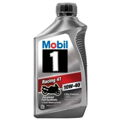 [RX1-08-13892] Mobil 1 10W 40 Full Synthetic Motorcycle Oil
