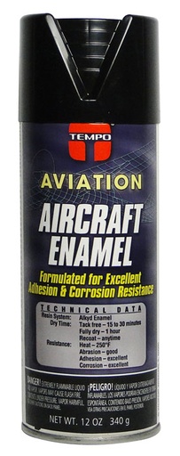[RX1-09-02070] TEMPO FLT BLK A/C ENAMEL A1102