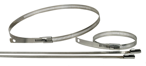 [RX1-09-05232] Thermo-Tec Stainless Steel Snap Strap 4-9 2-18