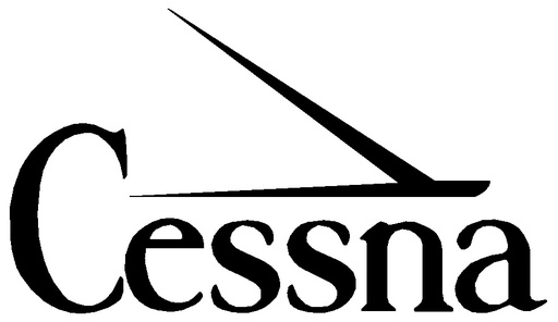 [RX1-09-43519] Cessna With Wing Placard Black