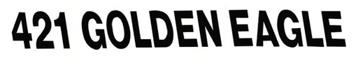 [RX1-09-43992] 421 Golden Eagle Decal  Black  Right