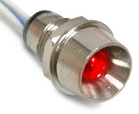 [RX1-10-04164] Electronics International Al-1 Red Annunciator Light 12V Or 24V PMA