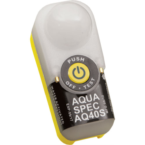 [RX1-11-14272] Lalizas Lifejacket LED Flashing Light "Safelite IV" On-Off Water Activated USCG Solas/Med