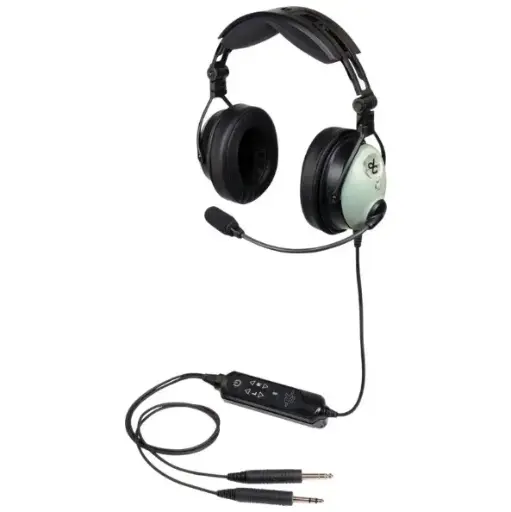 [RX1-11-14296] David Clark DC One-X Dual GA Plugs Headset with Bluetooth