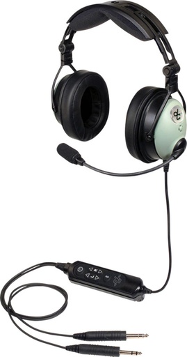 [RX1-11-14296] David Clark DC One-X Dual GA Plugs Headset with Bluetooth