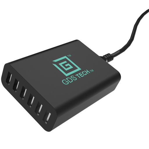 [RX1-11-15492] RAM Intelliskin GDS 6 Port USB Charger 60W 110V-240V