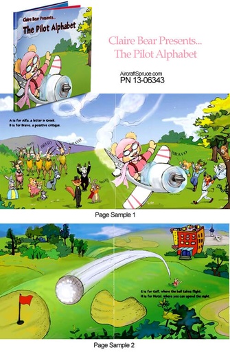 [RX1-13-06343] Powder Pilot Alphabet Child Bk