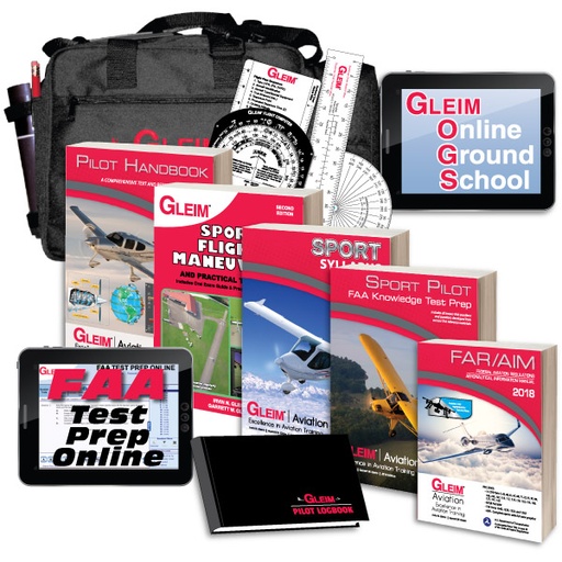 [RX1-13-11645] Gleim Deluxe Sport Pilot Kit