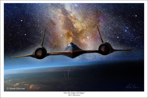 [RX1-13-15484] On The Edge Of Night- Art Print 16X24