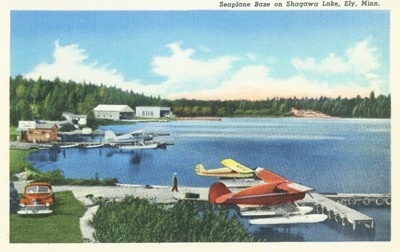 [RX1-13-17750] Aerial View Of Seaplane Base Postcard