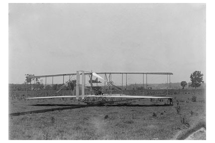 [RX1-13-17823] Postcard Wright Brothers Close-Up Airplane