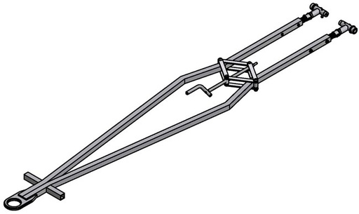 [RX1-13-18722] Brackett Th-6C Towbar With Clevis Hitch