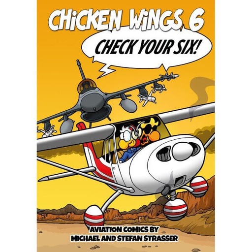 [RX1-13-21909] Chicken Wings 6 Check Your Six Aviation Comic Book