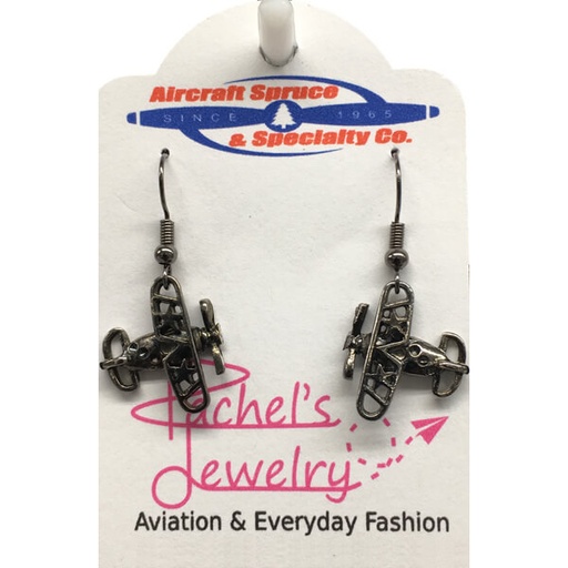 [RX1-14-03304] STAR AIRPLANE GW EARRINGS