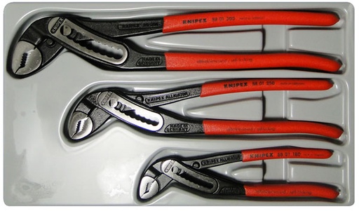 [RX1-15-08463] Knipex 3 Pc Alligator Pliers Set (71012)