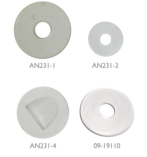 [RX1-AN231-2] Drain Grommets Flat AN231-2