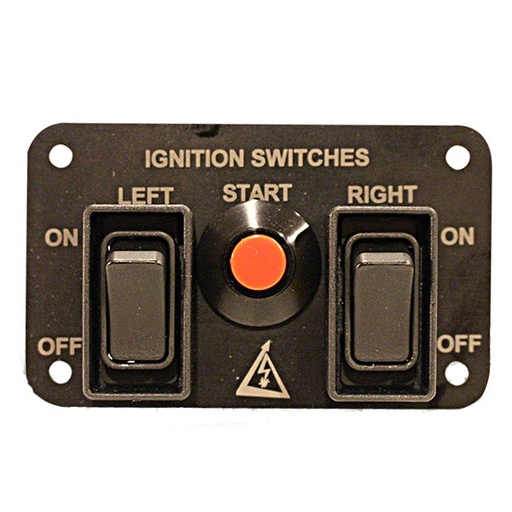 [RX1-08-17141] Electroair Horizontal Mount Ignition Swtch Panel