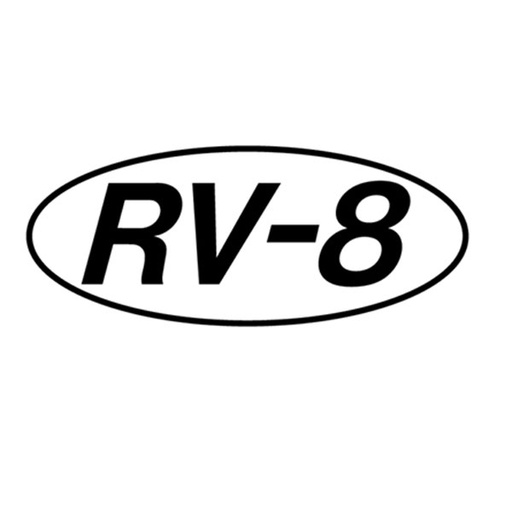[RX1-09-03488] RV-8 Decal Black Right