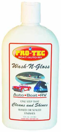 [RX1-09-04543] Pro Tec Wash And Gloss Soap 16 Oz
