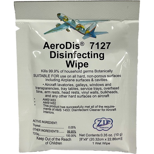 [RX1-09-05772] Aerodis 7127 Disinfectant Wipes
