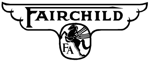 [RX1-09-43709] Fairchild Decal Black