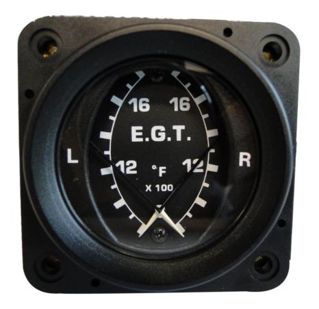 [RX1-10-01468] 2-1/4 Dual EGT Pyrometer