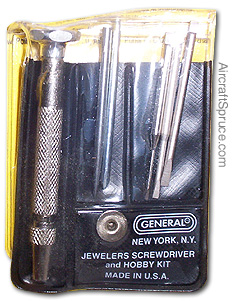 [RX1-12-19600] Jeweler Screw Drvr Kt Spc-606