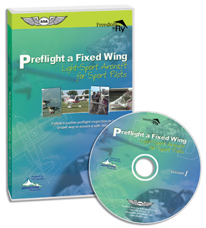 [RX1-13-04192] ASA PREFLIGHT A FIXED WING LIGHT SPORT AIRCRAFT DVD