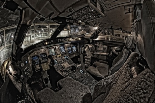 [RX1-13-13430] Jose Ocana Art Cockpit Full Print 21X14