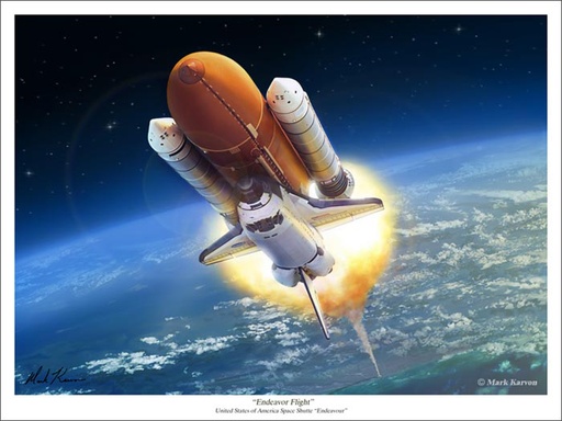 [RX1-13-15477] EndeaVOR Flight- Art Print 18X24
