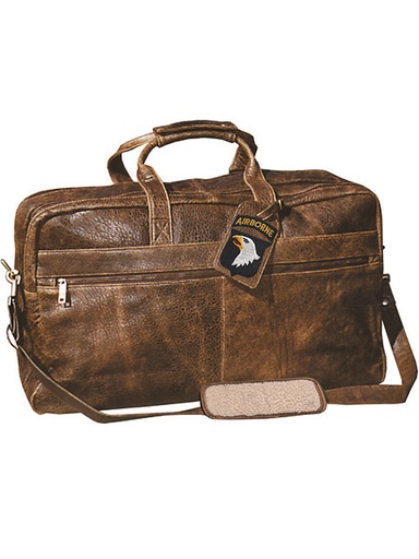[RX1-13-18001] Scully Aerosquadron Leather Duffle Bag