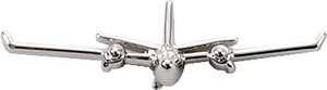 [RX1-14-01709] Aero Commander (3-D Cast) Tackette Silver