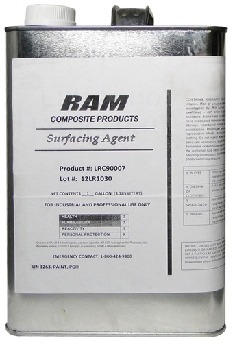 [RX1-01-07300] Surface Curing Agent 1 Gal.