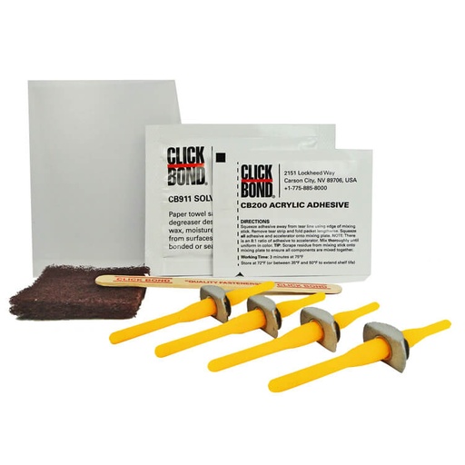 [RX1-04-06005] Click Bond Kit B Floating Nutplate