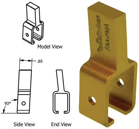 [RX1-05-14994] MC1414104-42 Right Seat Roller Housing For Cessna