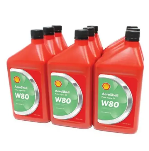 [RX1-08-05919-6] AeroShell Oil W80 Plus SAE 40 - Case Of 6 Quarts