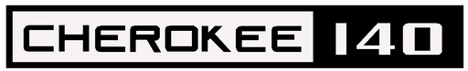 [RX1-09-43612] Cherokee 140 Decal Black