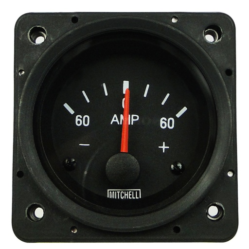 [RX1-10-06568] Mitchell Ammeter 60-0-60 PMA 24/28V