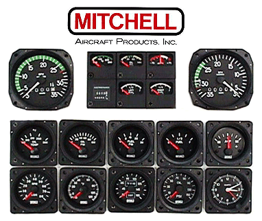 [RX1-10-10168] Mitchell 0 - 9 Bar Oil Gauge