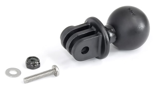 [RX1-11-12021] RAM 1 Dia Ball With Custom Gopro Hero Adapter